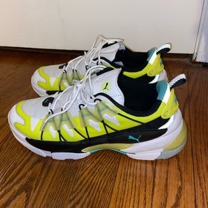 Puma LQD Cell Omega Lab- size 12 White-yellow alert